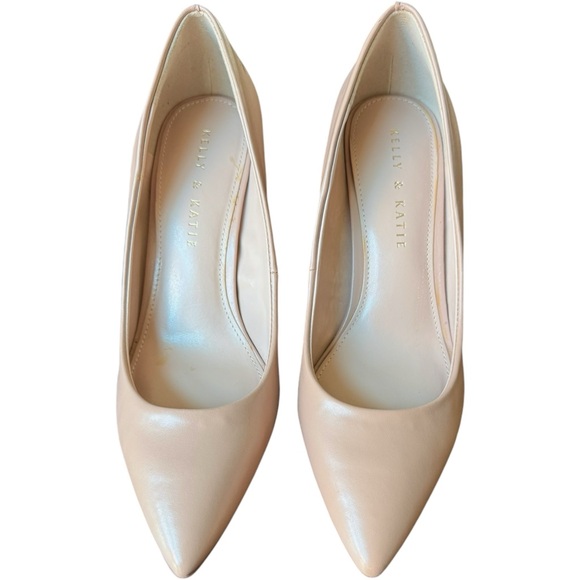 Kelly & Katie Nude Pumps size 7.5M - Picture 4 of 8